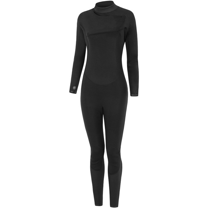 2024 Nyord Mujer Tempus 3/2mm Chest Zip Neopreno N04BA00018 - Black